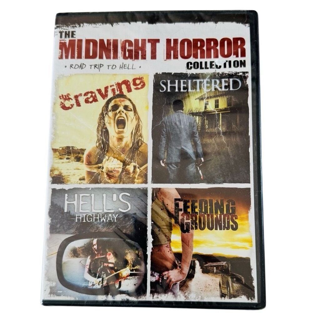 The Midnight Horror Collection: Road Trip to Hell (DVD, 2010) 4 film collection